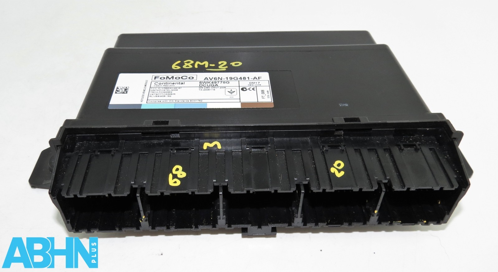 AV6N-19G481-AF Ford Focus Mk3 (11-18) Keyless Entry Control Module ECU 5WK49778G - Image 3