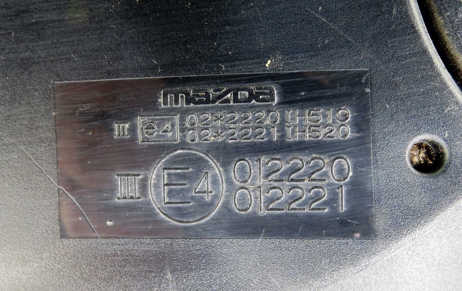 Mazda 3 MK1 BK (2003- 2009) Right Side Electric Heated Door Mirror Met Dark Grey - Image 15