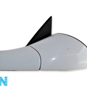 Vauxhall Opel Vectra B Facelift 99-02 Electric Left Door Mirror White / No Glass