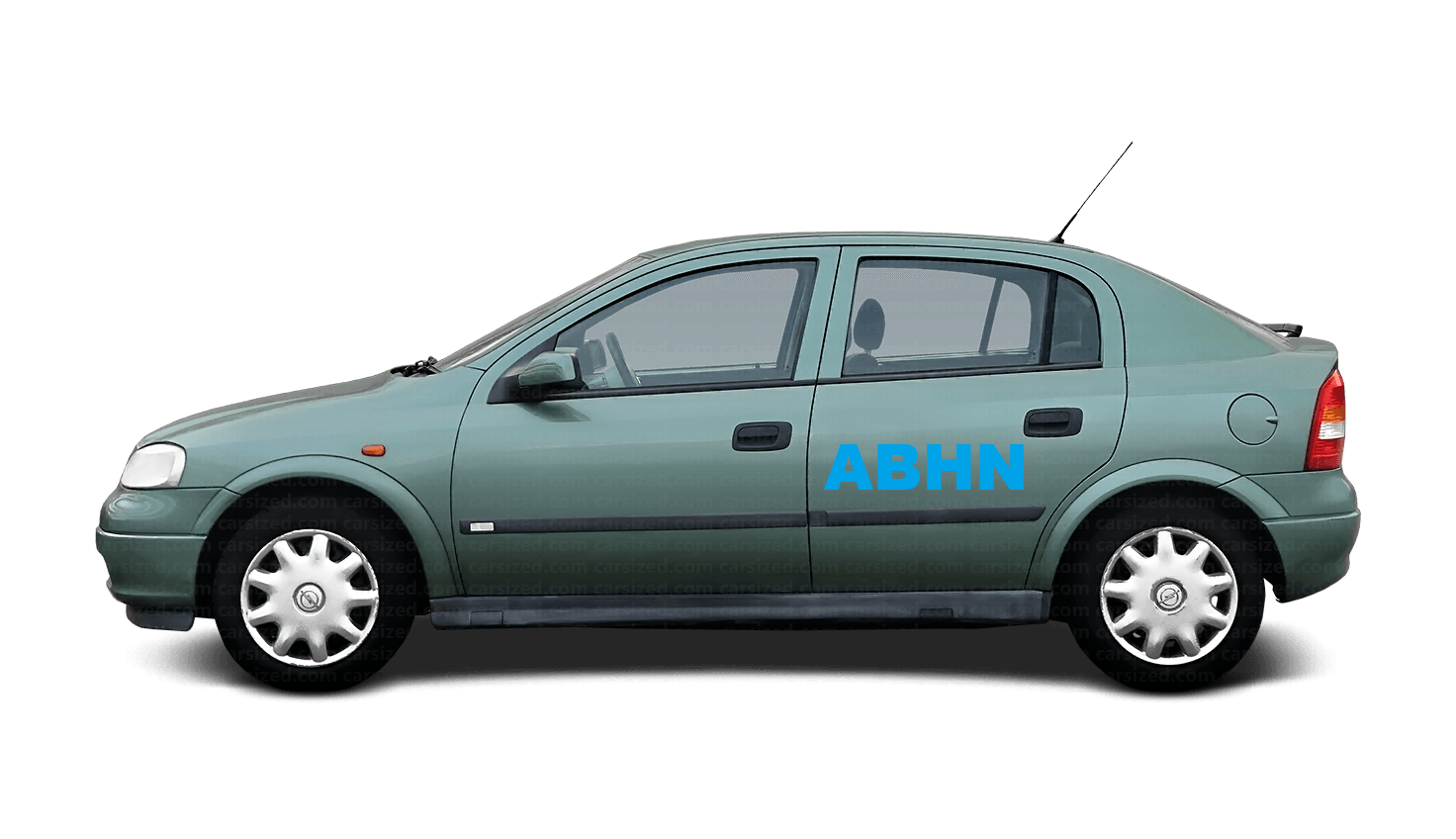 Vauxhall Astra G MK4 (98-05) Left Side Manual Door Mirror Matte Black Grained - Image 3