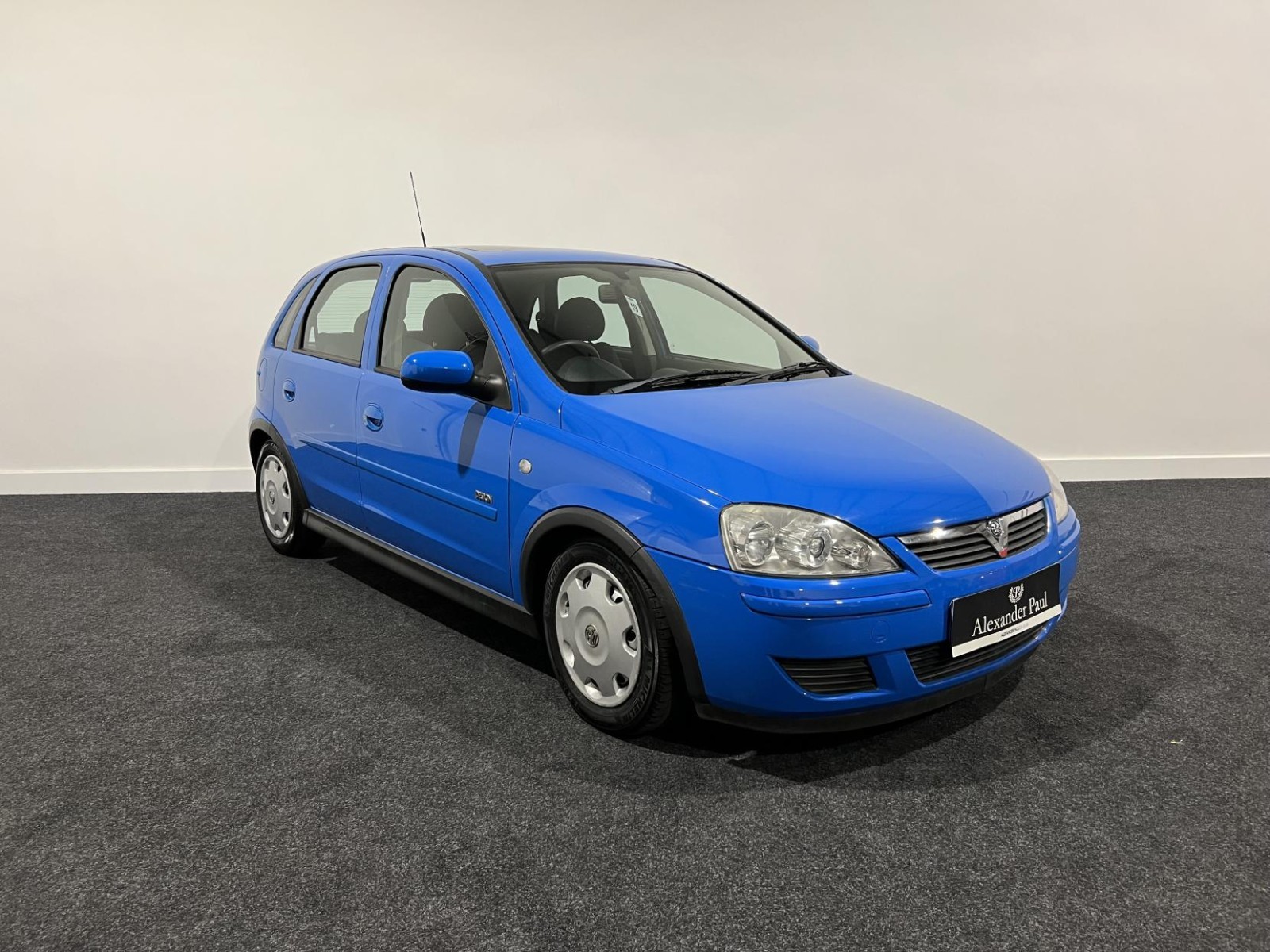 Vauxhall Opel Corsa C (2000-2006) Manual Adjustable Left Door Mirror Breeze Blue - Image 3