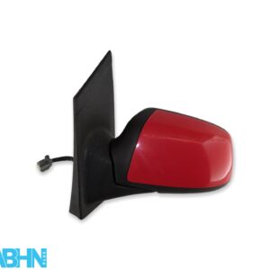 Ford Focus II MK2 (2005 - 2007) Left Side Electric Heated Wing Mirror Solid Red