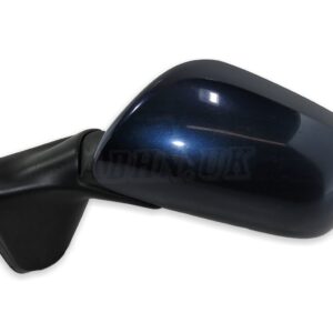 Toyota Auris E15 Pre-Facelift (06-09) Electric Heated Left Wing Mirror Dark Blue