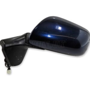 Toyota Auris E15 Pre-Facelift (06-09) Electric Heated Left Door Mirror Dark Blue