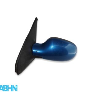 Renault Clio-II MK2 (01-06) Left Side Electric Heated Door Mirror Metallic Blue
