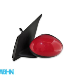 Toyota Aygo Citroen C1 107 Mk1 (05 - 14) Left Side Manual Wing Mirror Solid Red